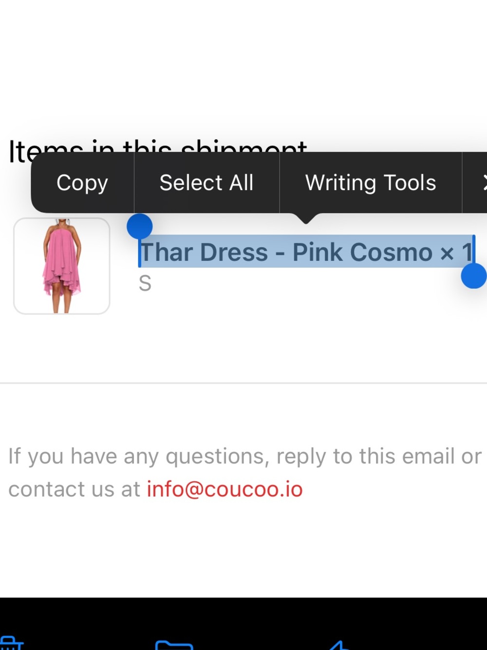 Thar Halter Dress - Pink Cosmo cou coo dress - Picture 2 of 3